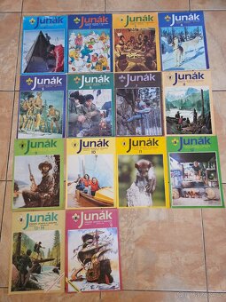 Časopisy Junák, Tramp, Hlasatel, Kometa,  ABC - 2