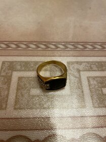 Panský pozlacený prsten - 2