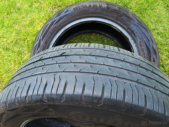 Prodám letní pneu Continental 195/55 R16 V - 2