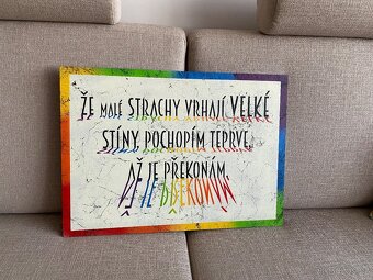 Putovní obraz (63x45 cm) na zeď i postavení - 2