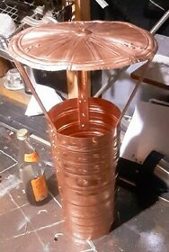 Měděná stříška na komín, gril, odvětrání atd. - 2