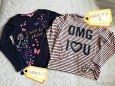 Různá trika vel. 122/128 - 2