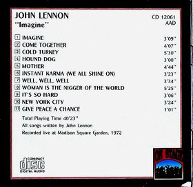 CD JOHN LENNON - IMAGINE - 2