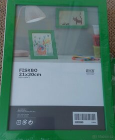 Rámeček IKEA zelený a bilý - 2
