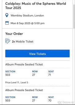 COLDPLAY LONDON 8.9.2025 - 2