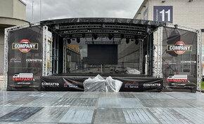 Pronájem pódia / certifikovaná mobilní stage 8x6m a 10x8 - 2