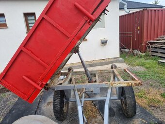 Vlečka sklápěcí malotraktor tk - 2