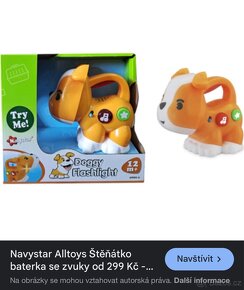 Navystar Alltoys Štěňátko baterka se zvuky jako nové - 2