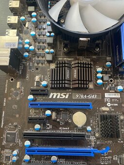 MSI 970A-G43 + AMD FX-8350 + 16 GB RAM DDR3 - 2