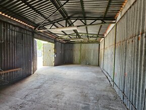 Pronajmu plechovou halu 13x5m + možnost další plochy, Doksy - 2