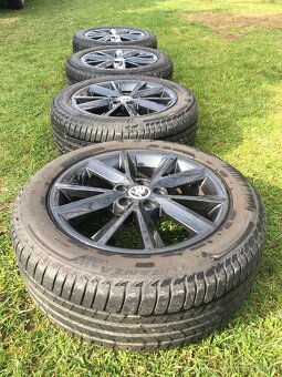 ALU kola Škoda Beam 5x100 R16, letní pneu - 2