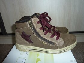 Kotníčkové kožené boty PRIMIGI s Gore-Tex vel. 34 (225 mm) - 2