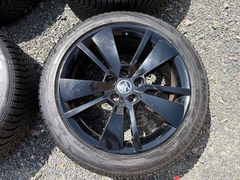 235/45r18 ZIMNÍ SADA ŠKODA SUPERB 8JX18 ET44 ZÁNOVNÍ PNEU - 2