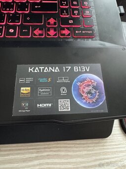 MSI katana 17,3” - 2