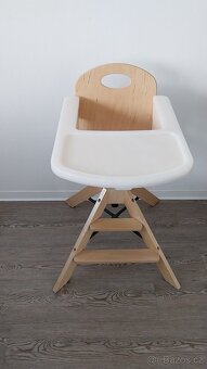 Dřevěná rostoucí židlička Ikea ÷ set pro miminko - 2