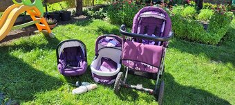 Krásný multifunkční kočárek LARGO -pěkný zachovalý - 2
