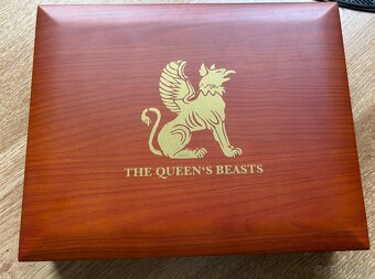Sada 10 stříbrných mincí série The Queen´s Beasts - 2