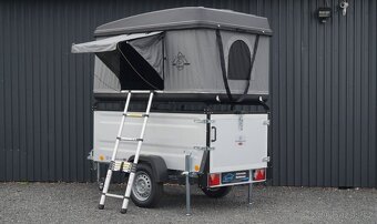 Böckmann® Multifunkční Camping Přívěsný Vozík + Stan - 2