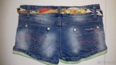 Dívčí džínové kratasy, vel. 34 - NOVÉ - 2