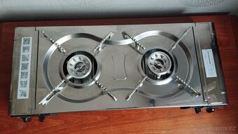 Dvouplotýnkový plynový vařič Alpen Camping - 2