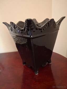 Váza keramika černá - 2