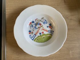 Starožitné dětské talíře-hluboký na polévku,mělký, zn.EPIAG - 2