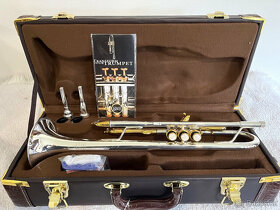 Predám novú profi B- Trúbku, Trumpeta kópia komplet s označe - 2