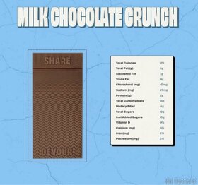 MrBeast Crunch čokoláda - 2