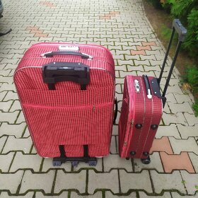 2x cestovní kufr červený, vel S 40l a L 105l - 2