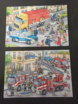 Ravensburger puzzle, motiv hasiči - 2