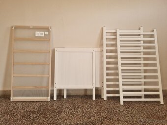 Dětská postýlka IKEA SUNDVIK - bílá + matrace SKONAST - 2