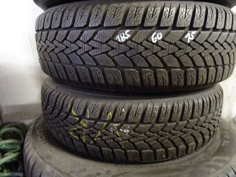 Zimní pneu Dunlop, 185/60/15, 2 ks, 7,5 mm - 2