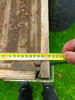Přívěsný vozík za auto/traktor/čtyřkolku bez TP - 2