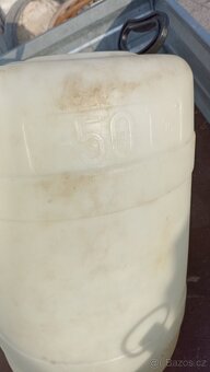 Prodám plastový sud, konev, bečka 50l - 2