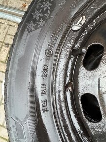 Plechové disky R15 + zimní pneumatiky Škoda Octavia I - 2