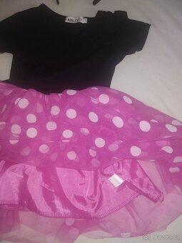 Kostým-myš-myška-Minnie-čelenka-mašle-uši - 2