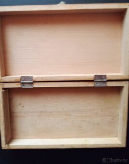 Dřevěná krabička s motivem hrad Střekov - 2