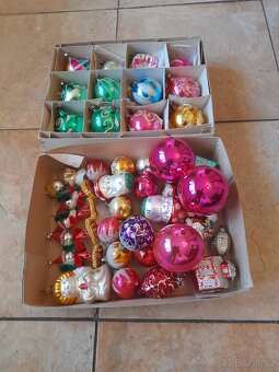 Skleněné vánoční ozdoby - 2