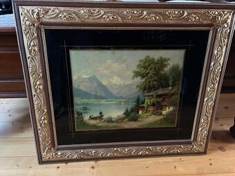 Starý obraz romanťák - 2