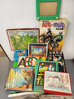 Retro stolní hry a stavebnice - 2