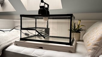 Skleněné želvárium pro vodní želvy – 37,5 l (želvárium) - 2