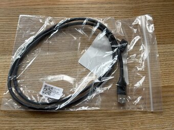 Kabel USB / Mini USB černý 1m lomený NOVÝ, USB-A MiniUSB - 2