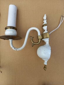 Historicky lustr s bočními lampičkami - 2