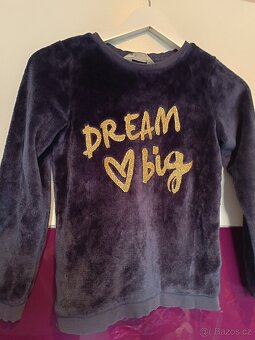 Teplá mikina H&M, vel. 134/140 - 2