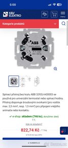 Termostat ABB Levit bílý - 2