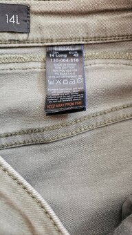Next khaki džíny s vysokým pasem 14/42/L-XL - 2