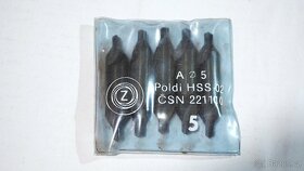 Vrták středící 5 mm typ A , 3 kusy Zbrojovka - 2