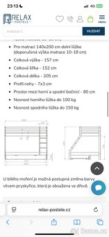 Dětská postýlka patrova - 2