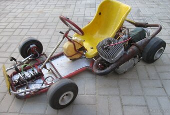Dobová závodní motokára čz jawa pionýr ficht babeta sachs ND - 2
