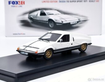 Model Škoda 110 Super Sport (1971) 1:43 FOX18 - 2